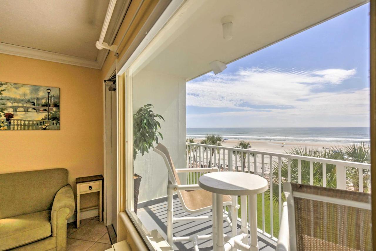 Daytona Beach Studio With Oceanfront Balcony And Pool! ภายนอก รูปภาพ